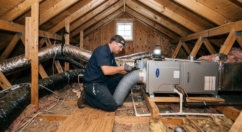 Attic HVAC Installation in Annapolis, MD